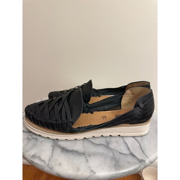 Mexican 🇲🇽  Handmade Huarache Leather sandals size 10 - Picture 1 of 14